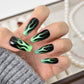 Green Flame Nails