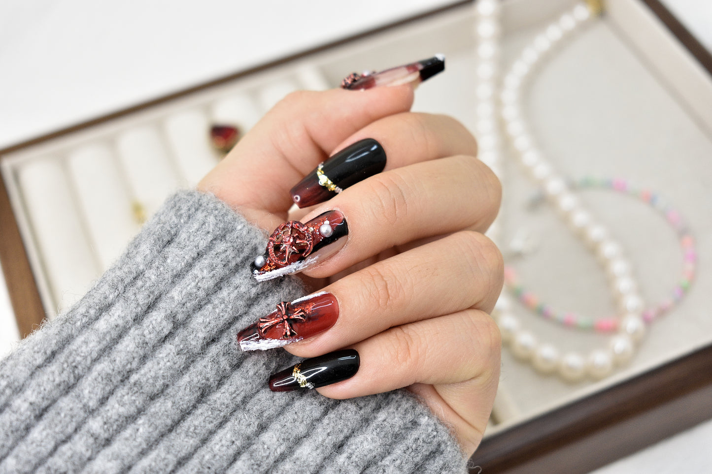 Red Evil Nails