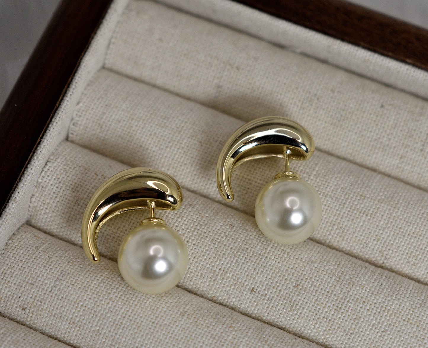 Detachable Swarovski Pearl Earrings