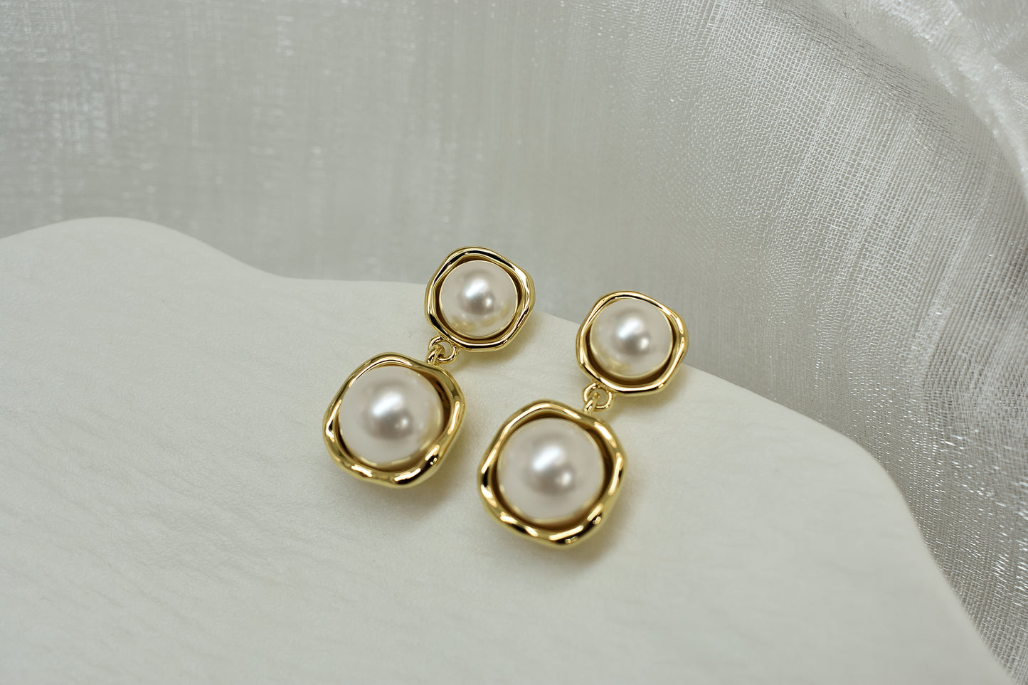 Summer In Rome Swarovski Pearl Earrings