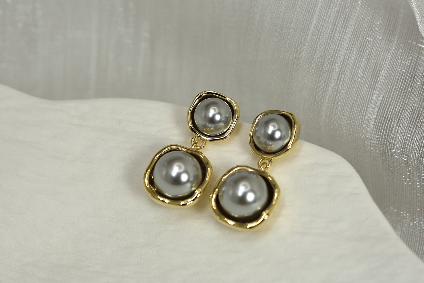 Summer In Rome Swarovski Pearl Earrings