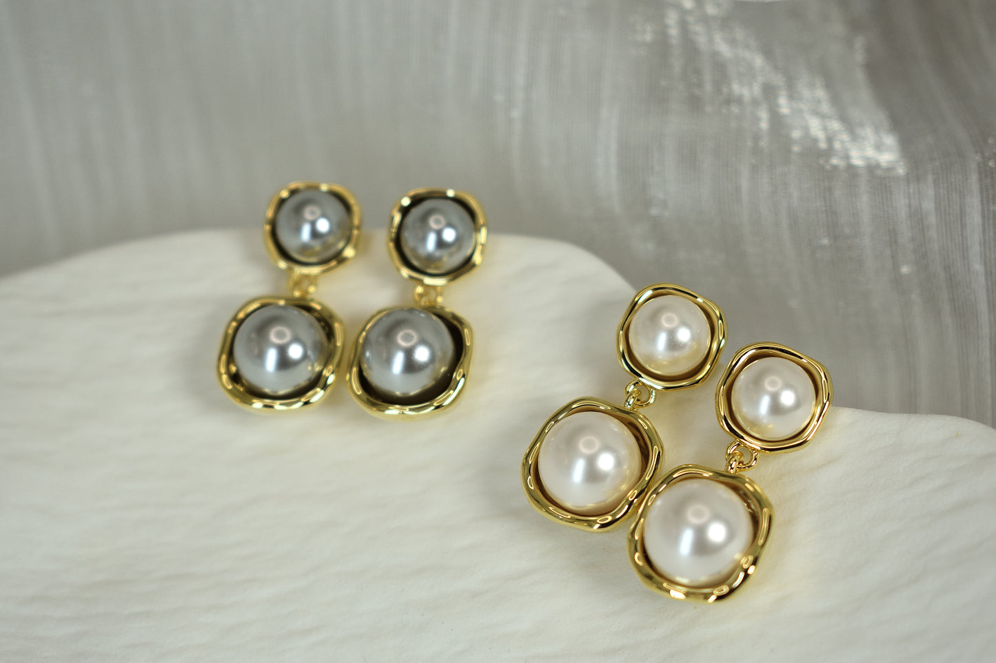 Summer In Rome Swarovski Pearl Earrings